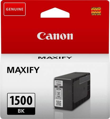 Canon Original Druckerpatrone PGI-1500BK Tintenpatrone Schwarz - Bild 1