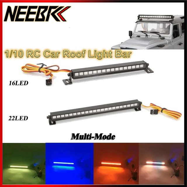 NeebRC Dach Lampe Licht, Metall, 1:10, Zubehör - Bild 1