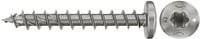 Fischer PowerFast II Spanplattenschraube mit Halbrundkopf und Torx-Antrieb, Farbe: Silber, Material: Edelstahl, Durchmesser: 4,5 mm, Länge: 40 mm - Bild 1