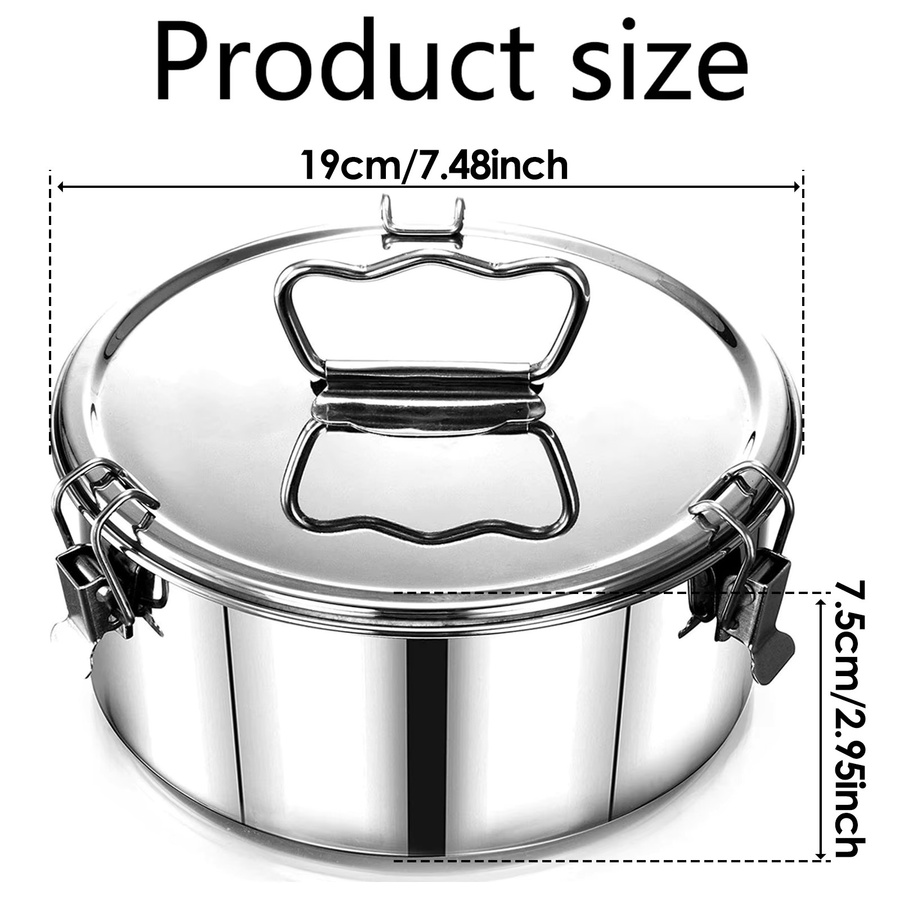 Willstar Flan-Backform aus Edelstahl, rund, Silber, Durchmesser: 19,0 cm, Höhe: 7,5 cm - Bild 4