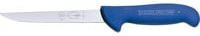 ErgoGrip Ausbeinmesser aus Edelstahl mit blauem Kunststoffgriff, steif, Länge: 13 cm - Bild 1