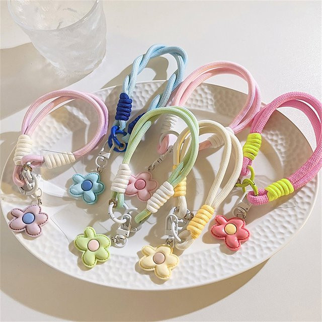 Bolomboy Telefon Lanyard, Perlen, Blume, Damen - Bild 1