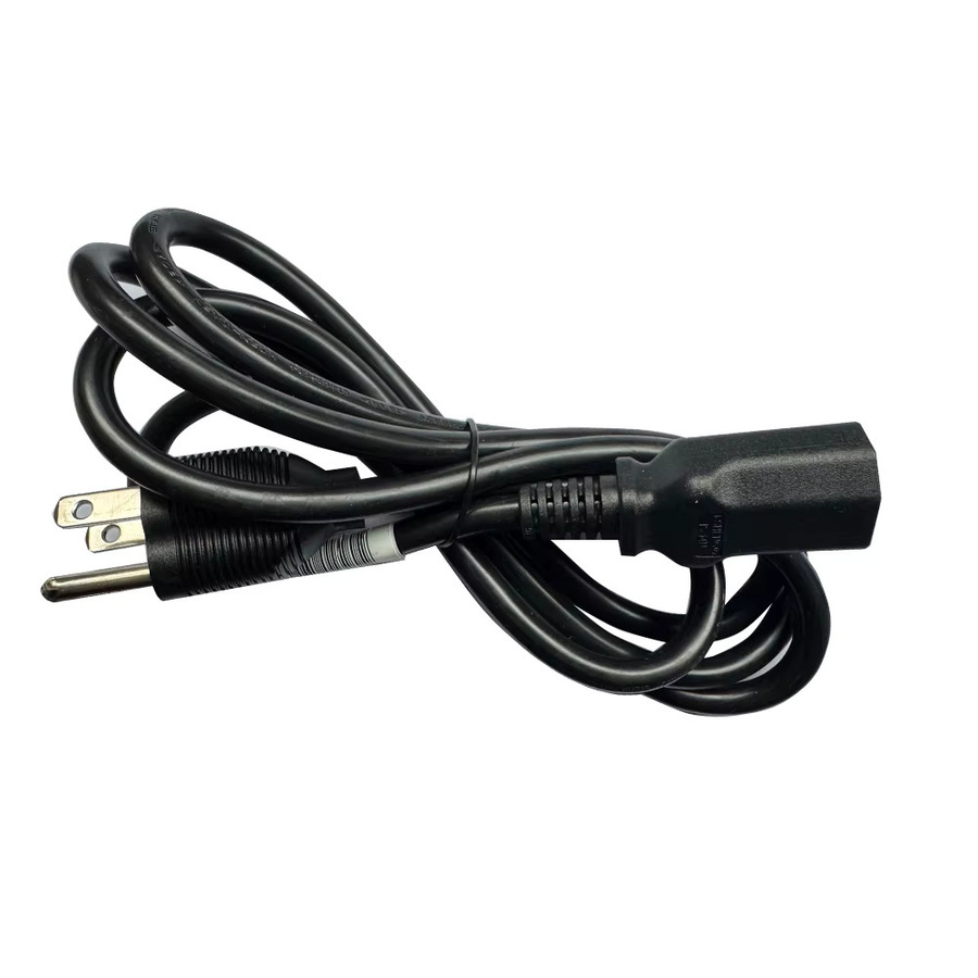 Netzkabel Schwarz: EU Schuko CEE 7/7 auf IEC 60320 C13 Stromkabel für PC und Drucker - Bild 5