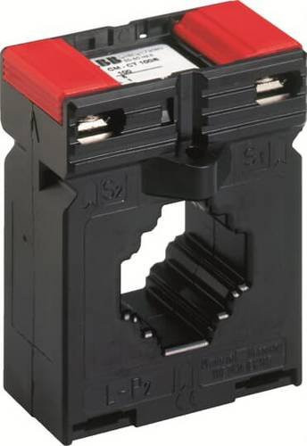ABB CM-CT 300/5 Stromwandlermodul Sekundärstrom 5A Leiterdurchführung Ø: 26 mm, Schwarz - Bild 1