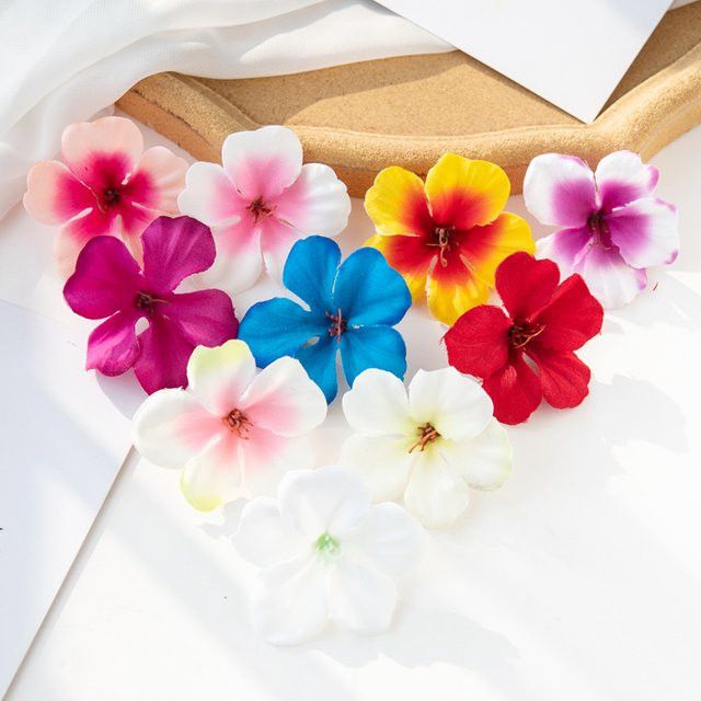 ZQCY Künstliche Kirschblüten aus Seide in Milchweiß für Hochzeit und Dekoration - Bild 1