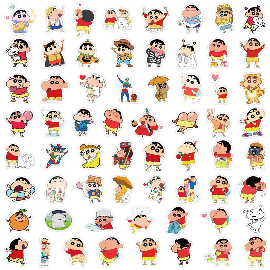 Keeppley Crayon Shin-chan Anime Aufkleber, 60-teiliges Set - Bild 3