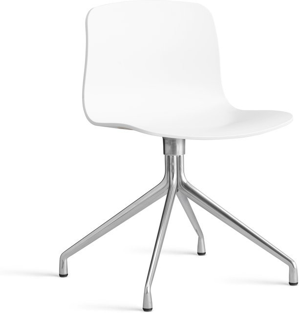 HAY About A Chair AAC 10 Drehstuhl aus Kunststoff in Weiß - Bild 1