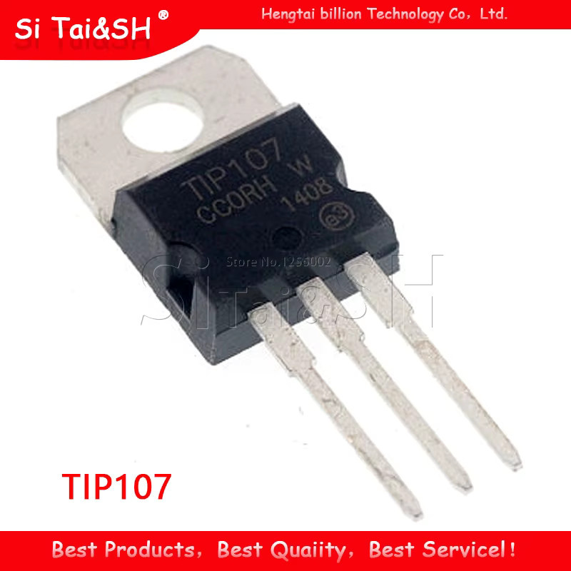 10er Set TIP-Transistoren Si Tai&SH in Schwarz, verschiedene Typen wie TIP142 und TIP147, ZU-220 - Bild 2