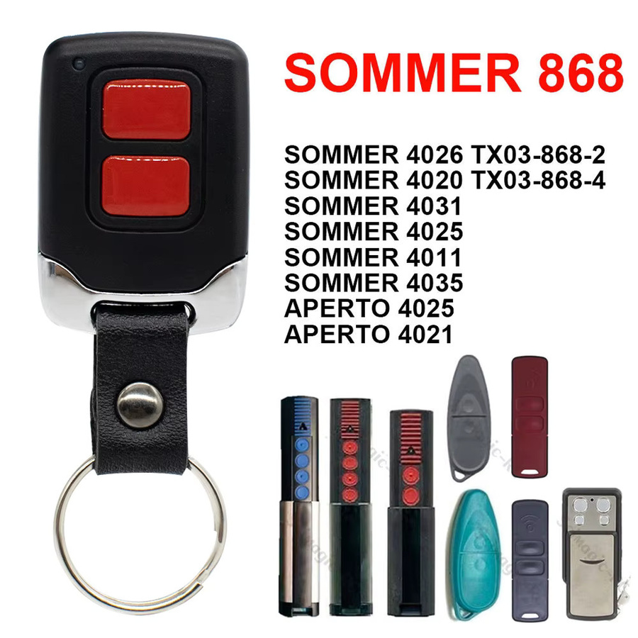 APERTO Garagentor-Fernbedienung 868 MHz Rolling Code Drahtloser Toröffner TX02-868-2 TX03-868-4 4025 4020 4021 4026 - Bild 2