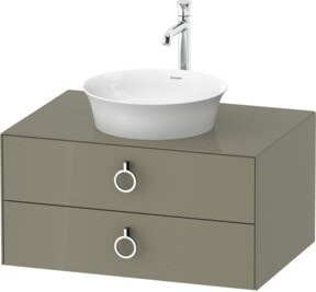Duravit Waschtischunterschrank White Tulip in White Glossy, B/T: 80 x 55 cm - Bild 1