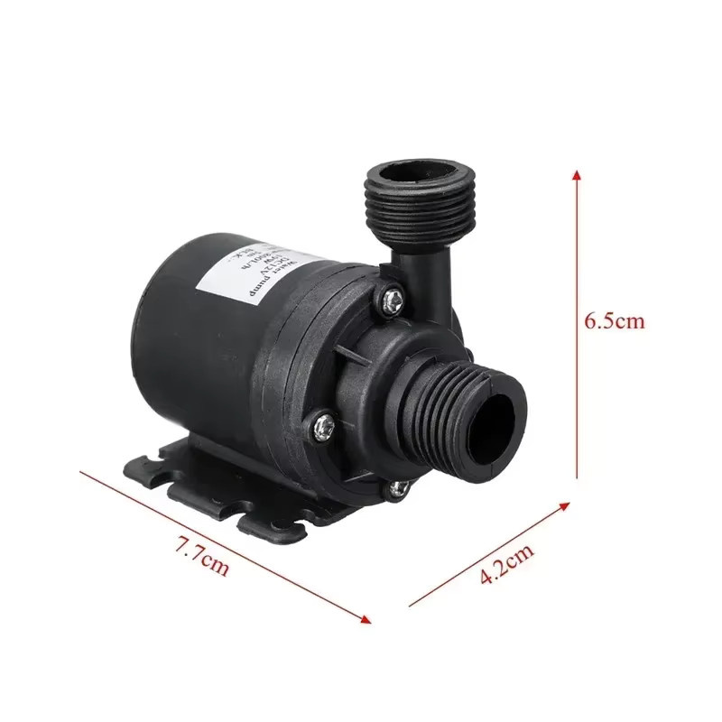 luxuglow Solarstrom-Wasserpumpe in Schwarz mit bürstenlosem Motor, 800 l/h Förderleistung und 5 m Förderhöhe inklusive Power-Aufbewahrungsbox - Bild 4