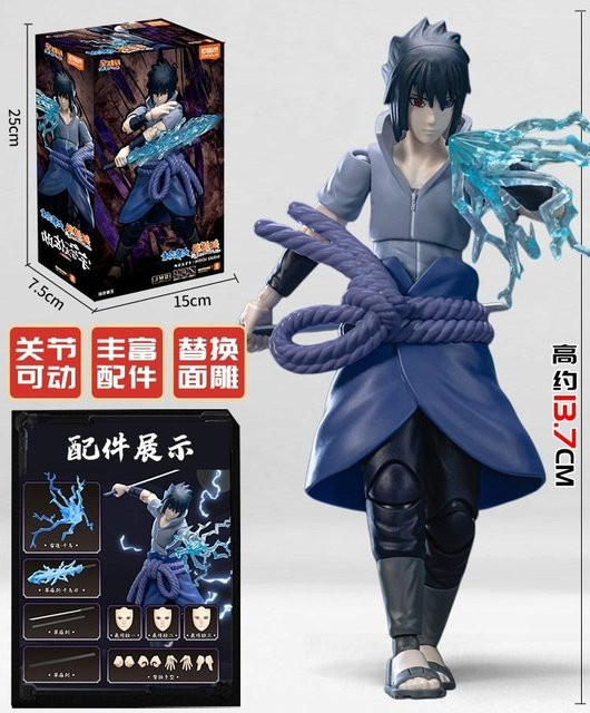 BLOKEES Naruto Uchiha Sasuke Namikaze Minato Champion Class Actionfiguren - Bild 1