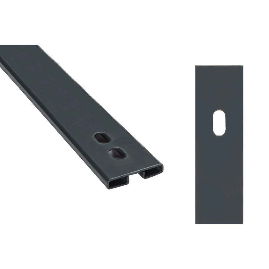 Deutsche Zauntechnik Pfostenabdeckleiste Typ VAP in Anthrazit, Länge: 140 cm - Bild 2