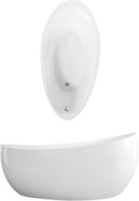 Villeroy & Boch Badewanne Aveo New Generation in Weiß, oval, aus Acryl, B/T: 190 x 95 cm - Bild 1