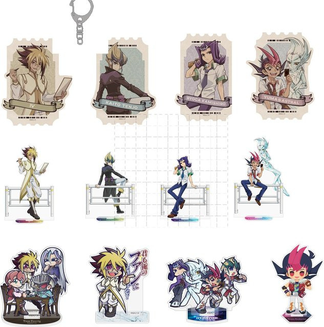 Tomoontoy Yu-Gi-Oh! Kamishiro Ryoga Tsukumo Yuma Acryl Stand Figur, Bunt / Mehrfarbig - Bild 1