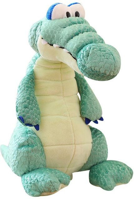 Yiran Health & Beauty Cartoon Krokodil Plüschtier, 50cm, Grün - Bild 1