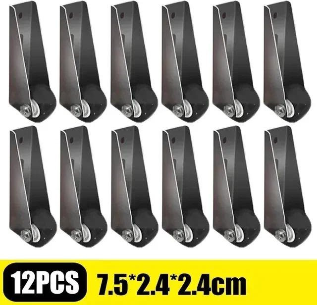 Universal Schiebetür Rollen Riemenscheibe aus Edelstahl in Schwarz für Möbel und Schränke von Kitchen Goods-YULIN-002 - Bild 1