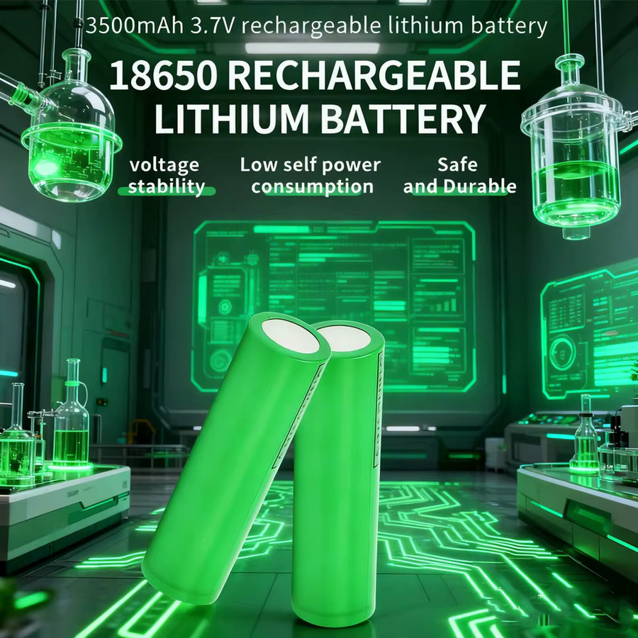 INR18650 MJ1 Lithium-Ionen-Akku 3500mAh 3,7V 25A Hochleistungs-Werkzeugbatterie in Grün - Bild 4
