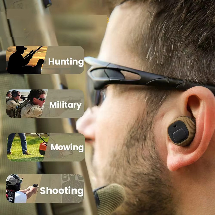 Earmor M20 Ver Bluetooth In-Ear Ohrstöpsel mit elektronischer Lärmreduzierung in Sand - Bild 5