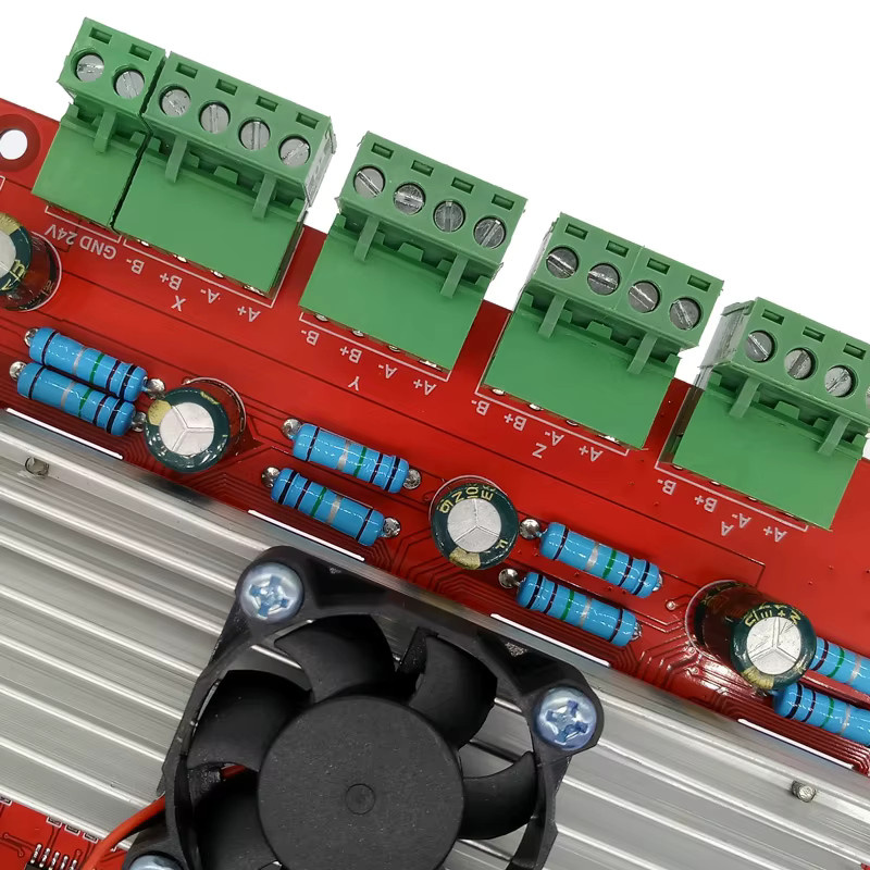 CNMAWAY MACH3 Super USB Motion Control Card für CNC-Fräsmaschinen mit 4 Achsen in Rot - Bild 5