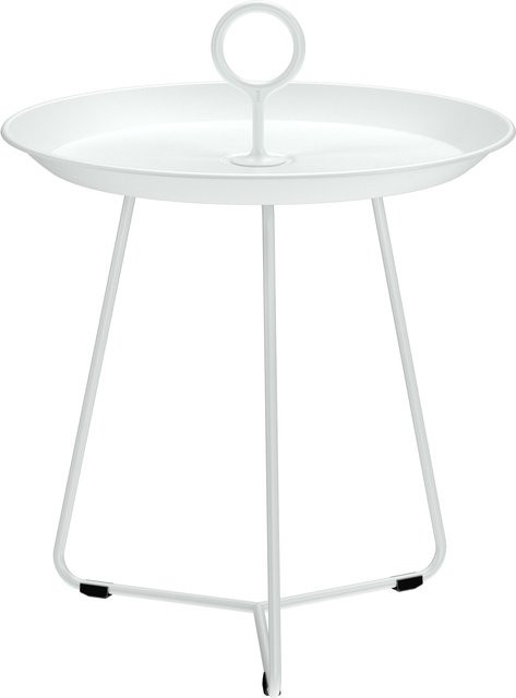 HOUE Eyelet Tisch O45 in Weiß, lackiert, Durchmesser: 45 cm - Bild 1