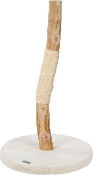 more LIFESTYLEPETS Naturkratzsäule für Katzen aus Holz und Sisal in Beige - Bild 1