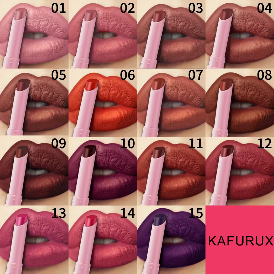 KAFURUX Lippenstift, Matt, Unisex - Bild 1