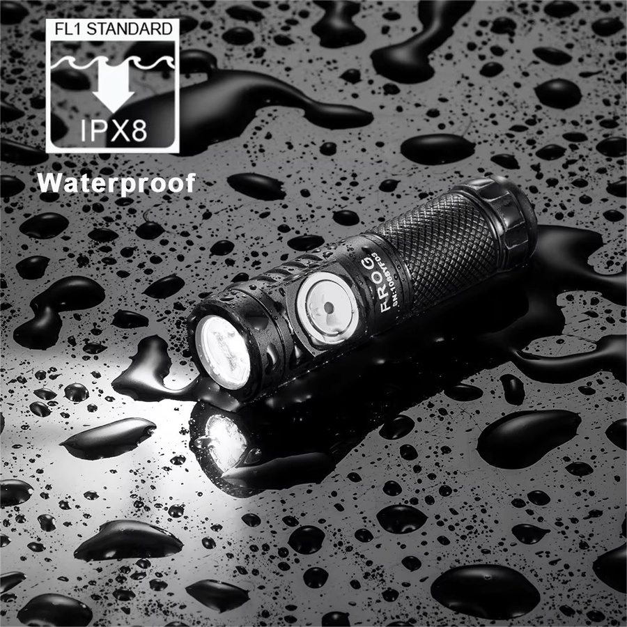 LUMINTOP Frog 985 EDC LED Outdoor-Taschenlampe mit USB-C wiederaufladbarem Li-Ionen-Akku als Campinglaterne und Schlüsselanhänger - Bild 3