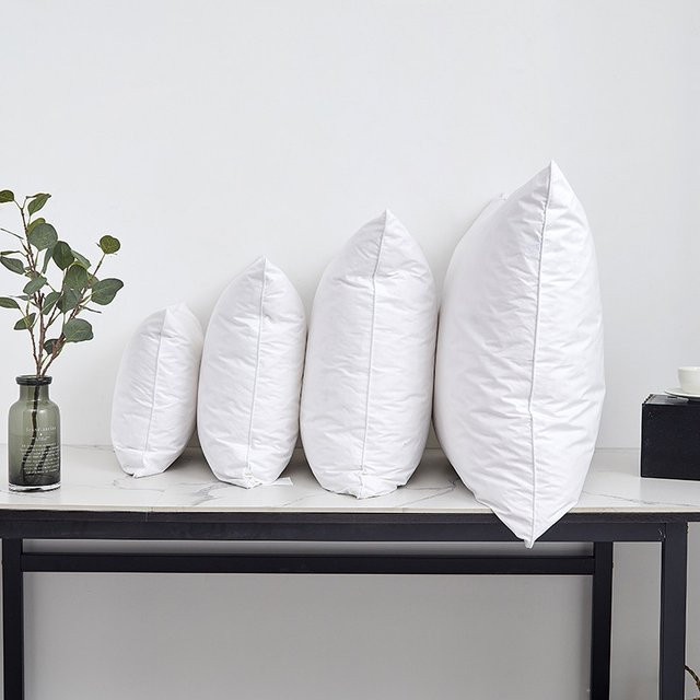 IvaRose HOME TEXTILE Kissen mit weichem Polyester-Füllstoff als Feder-Alternative, Weiß - Bild 1