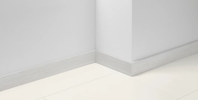 Parador Dekorsockelleiste SL 18 D146 Eiche mit Kabelkanal, Farbe: Braun/Grau, B/H/T: 220 x 7,0 x 1,6 cm - Bild 1
