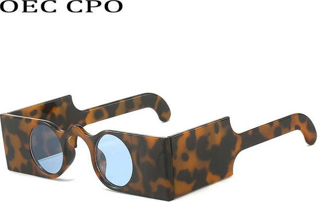 OEC CPO Sonnenbrille, rund, Vollrand, Kunststoff, braun, Damen - Bild 1