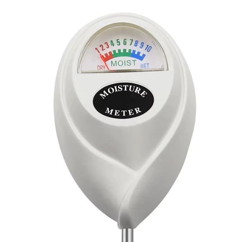 Boden-Humidometer als Messwerkzeug für Gartenarbeit und Haus zur Messung der Bodenfeuchtigkeit in Beige und Weiß - Bild 2