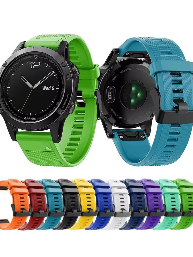 KAFNHCKA Uhrenarmband Silikon, Unisex, Bunt - Bild 2