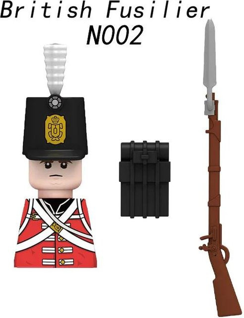Mittelalterliche Napoleonic War Soldaten Figuren, Britische Französische Füsiliere, ab 14 Jahre - Bild 1