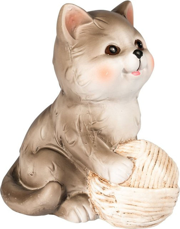 Dekofigur Kater Maurice von viva domo in Grau - Bild 1