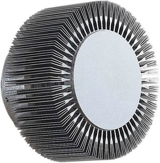 Lucande LED Wandleuchte Keany Außen und Bad, Modernes Design aus Aluminium in Alu-Grau, IP54 Spritzwassergeschützt - Bild 1
