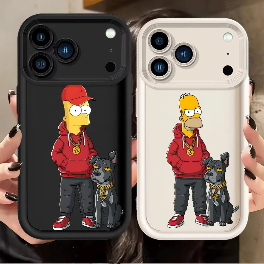 The Simpsons Homer Soft Shell Handyhülle für iPhone, Multicolor - Bild 3