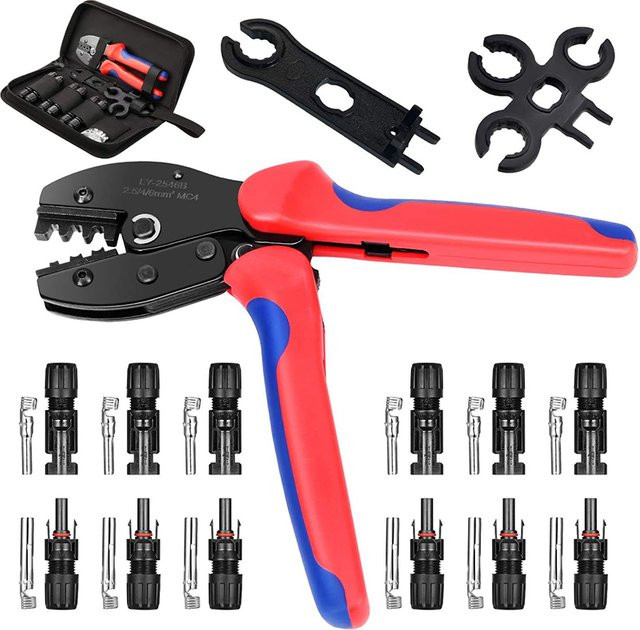 LUCHSHIY Solar Crimper Multitool Zange für Kabelstecker und Solaranschlüsse - Bild 1