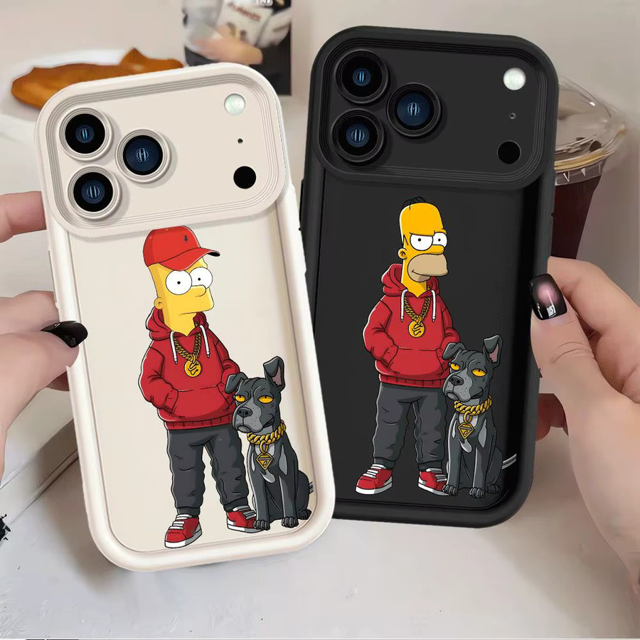 The Simpsons Homer Soft Shell Handyhülle für iPhone, Multicolor - Bild 2