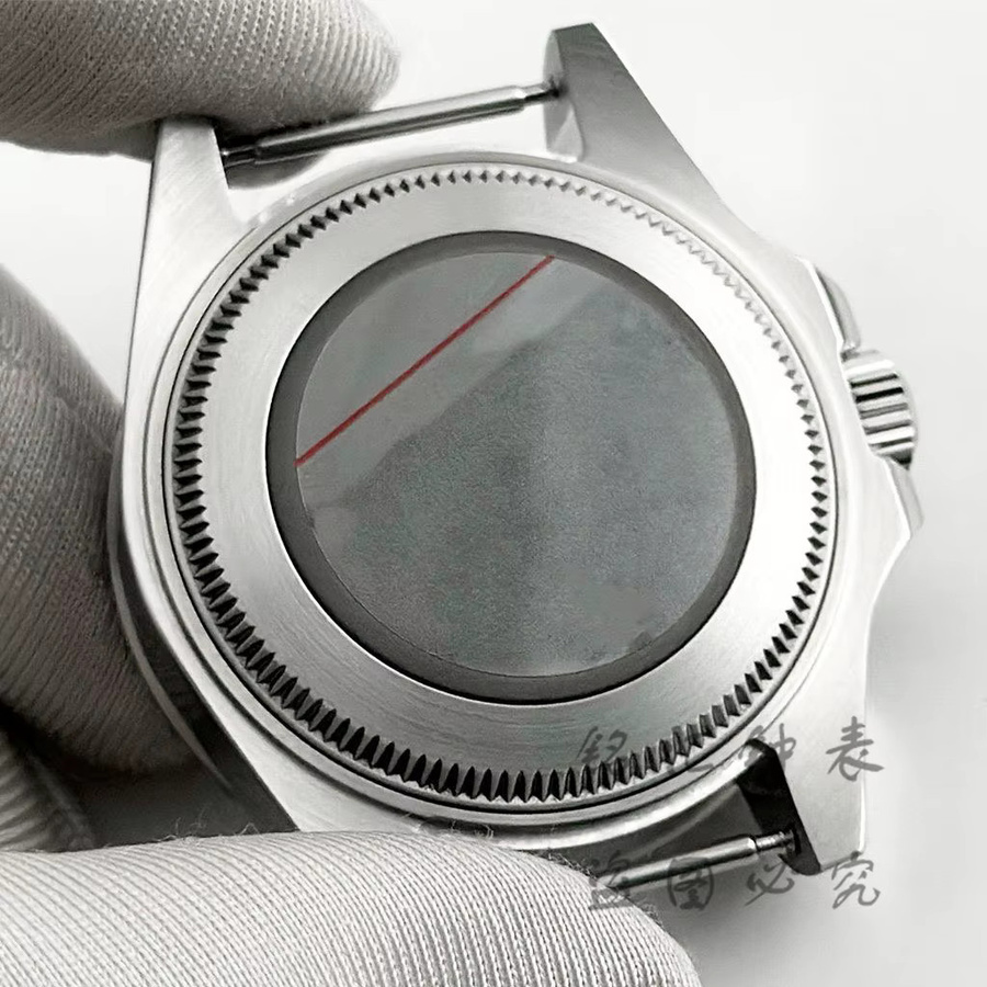 LIYAN Uhrengehäuse, Silber, Keramiklünette, 44 mm, Unisex - Bild 5