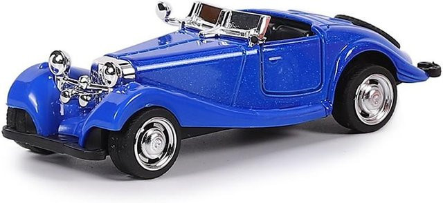 Linyi toy car Oldtimer Modell, Druckgussmodell, Metall, Blau, ab 6 Jahren - Bild 1