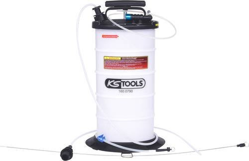 KS Tools Vakuum-Absaugpumpe mit 4 Sonden, 9,5 Liter, weiß - Bild 1