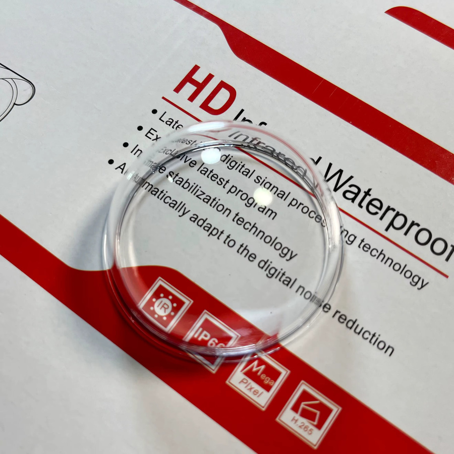 4 Stück transparente Acryl-Kuppelabdeckungen für CCTV-Kameras, 2 Zoll große PC-Kuppeln für den Innen- und Außenbereich - Bild 2
