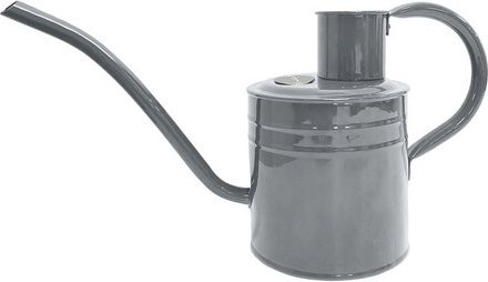 Kent & Stowe Gießkanne aus verzinktem Stahl mit langem Auslauf, Grau, 1,0 l - Bild 1