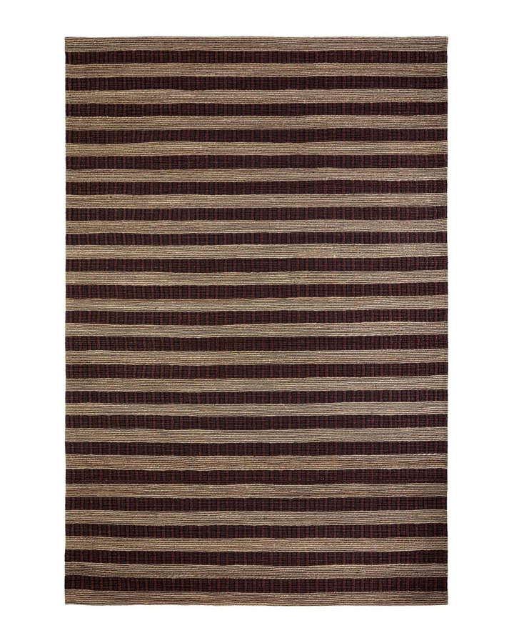 House Doctor Teppich Block in Braun Natur mit Blockmuster, B/T: 200 x 300 cm - Bild 1