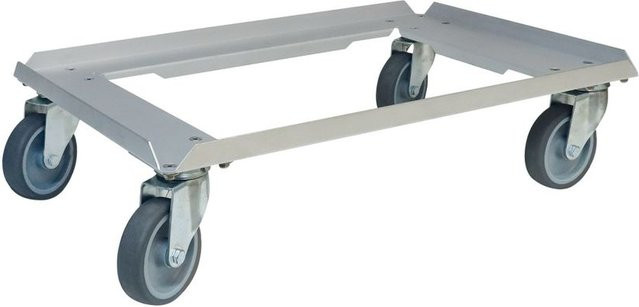 Schneider Transporttrolley für TOP-Box GN 1/1, Farbe: Silber, B/T/H: 41,5 x 61,5 x 15,9 cm - Bild 1