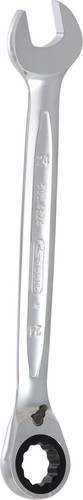 KS Tools GEARplus Ratschenringmaulschlüssel aus Chrom-Vanadium, umschaltbar, Farbe: Silber, Schlüsselweite: 24 mm - Bild 1