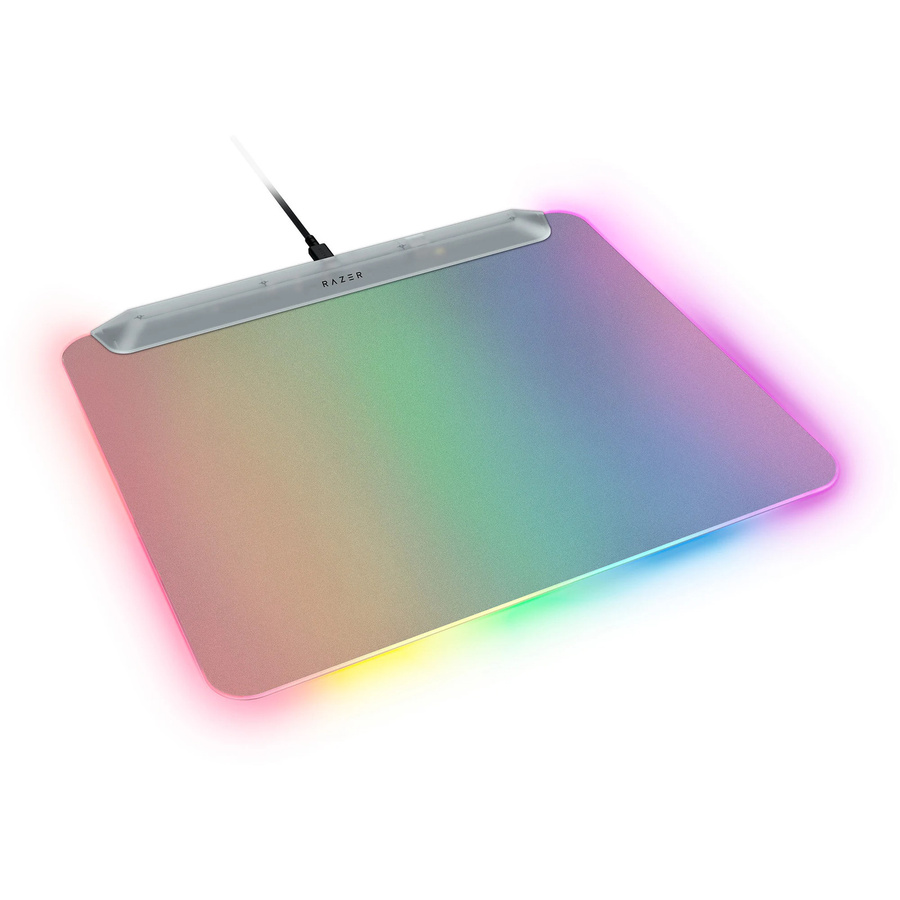 Razer Firefly V2 Pro Gaming-Mauspad Phantom White Edition in Weiß mit RGB-Beleuchtung - Bild 1