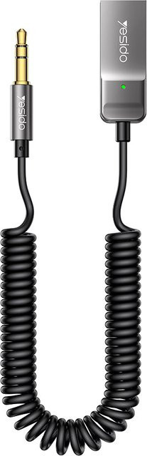 Bluetooth-Empfänger Yesido YAU82 in Schwarz mit 3,5 mm Klinkenanschluss - Bild 1