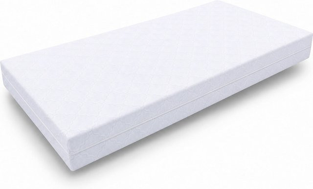 hERZtal Wellness 7-Zonen Wendematratze aus Kaltschaum, Weiß, B/T: 200 x 200 cm - Bild 1